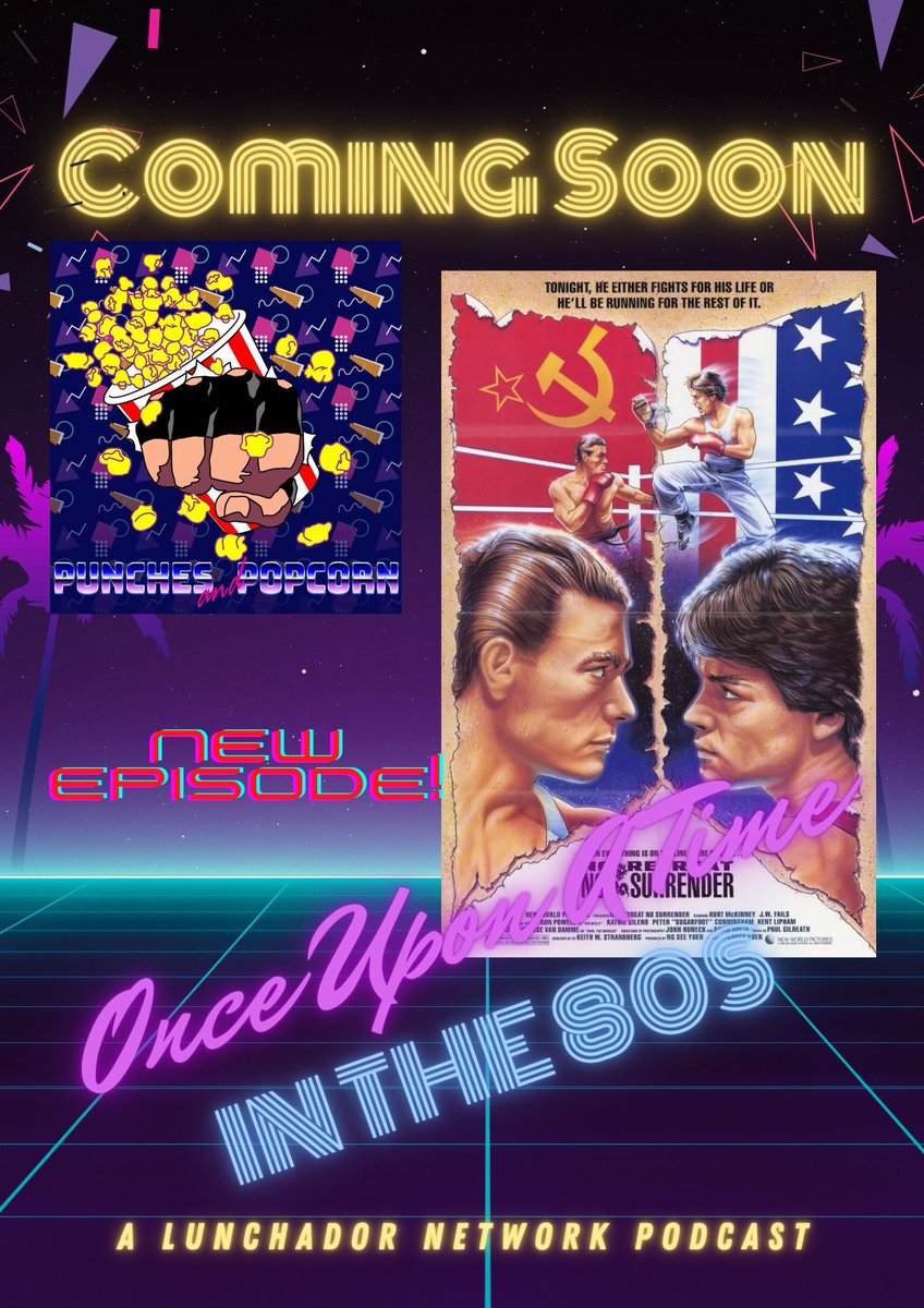 Once Upon A Time in the 80s continues this week &amp; we’re going back-to-back w Corey Yuen features!! Hope you’re ready!!

New episode coming Wednesday! Don’t retreat- subscribe today on all your fav podcast apps, and we will never surrender to the pressure to stop bringing the 🔥🤣