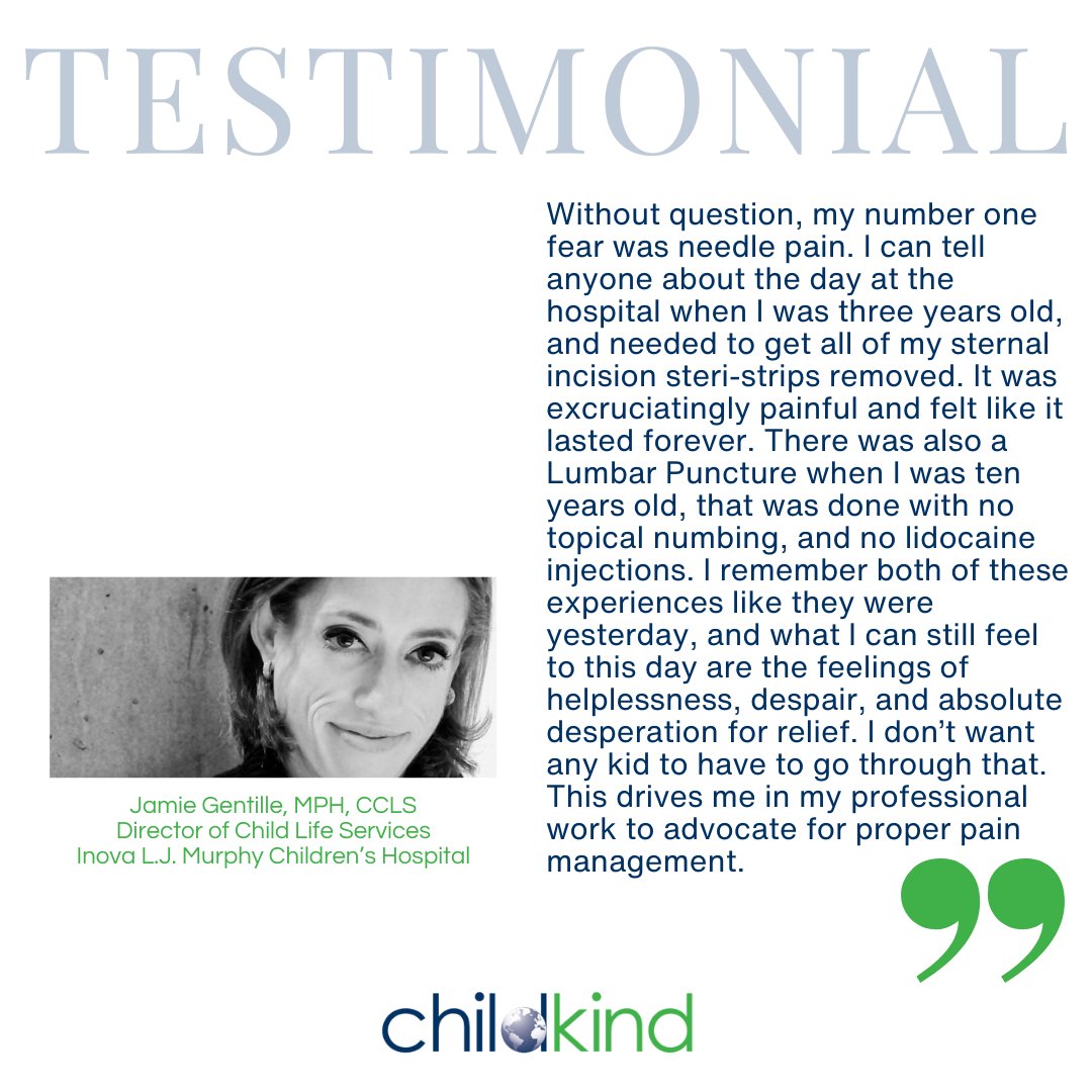 ChildKindIntl's tweet photo. #April showers bring May flowers, just like #testimonial #Tuesday tells us the critical aspects of how becoming a #ChildKind Certified impacts #healthcare institutions, individuals, and #children alike. #Learn how to #improve #pediatric #pain #care here: https://t.co/fyyJSPoKEd https://t.co/t12WxILUJr