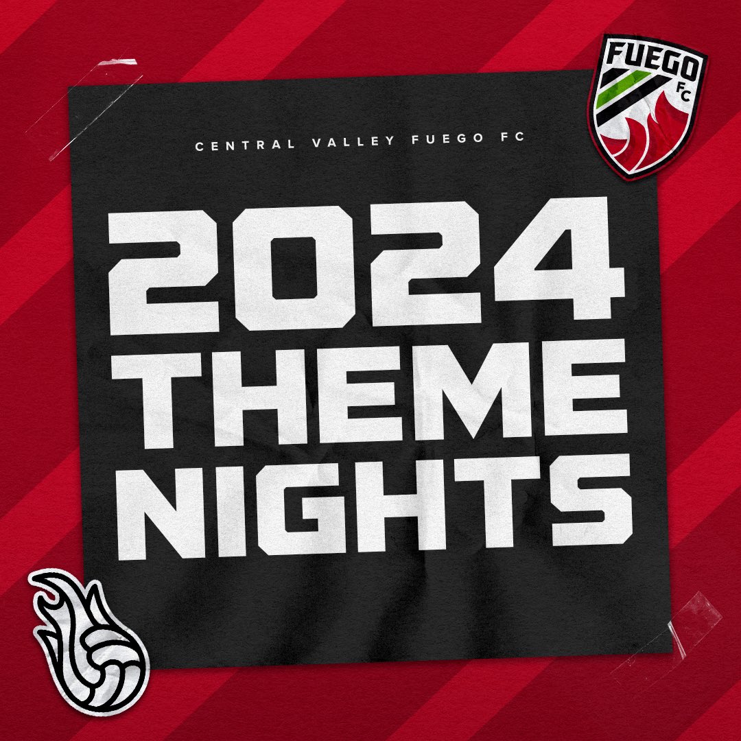 GET READY 🔥 We are excited to announce our 2024 Theme Night Schedule! 🤩 For the full schedule and tickets visit: fuegofc.com/news/2024/04/1… We might have some more coming soon 🤫👀 #SomosFuego