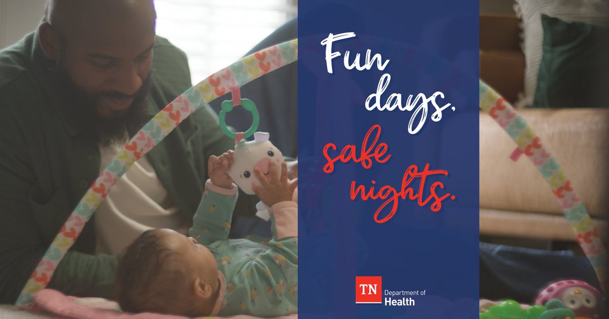 TNDeptofHealth's tweet image. When it comes to infant sleep safety, always remember the ABCs. Alone. Back. Crib. 

Learn why it's so important at: safesleep.tn.gov

#InfantSafety #SleepSafeTN #BacktoSleep