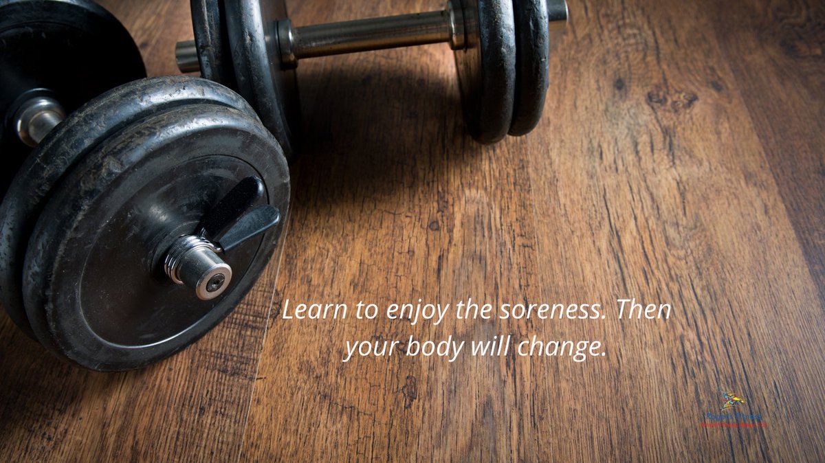 Learn to enjoy the soreness. Then your body will change. #healthyliving #fitfam #fitover40 #fitover50