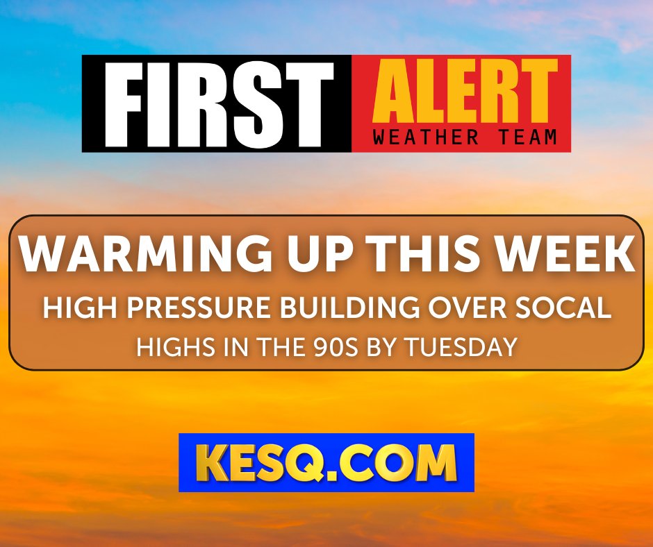 We are in the midst of a warming trend to start the work week. Temperatures today are warmer than yesterday, with highs in the 90s expected for Tuesday and continuing into the weekend thanks to high pressure. Read more here: tinyurl.com/44vd6995