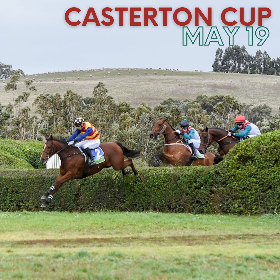 On May 19 jumps racing heads to Casterton for the Casterton Cup, kicking things off with 3 jumps races. Elvison took out the E Cycle Solutions Steeplechase in 2023 over the famous Casterton hedges...who will win this year? Tickets now available via the link in our bio.