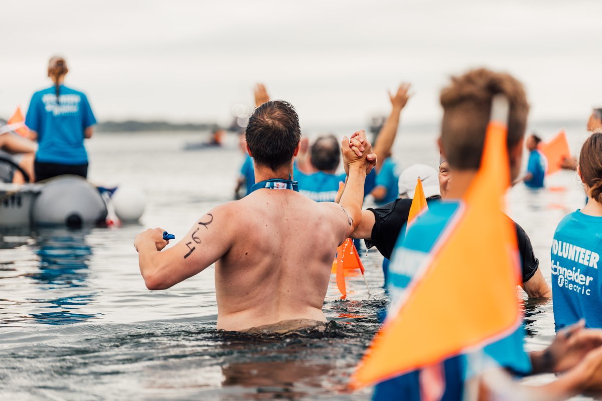 There's nothing like that finish line feeling! Register today for the Save The Bay Swim| July 13, 2024 SaveBay.org/Swim
