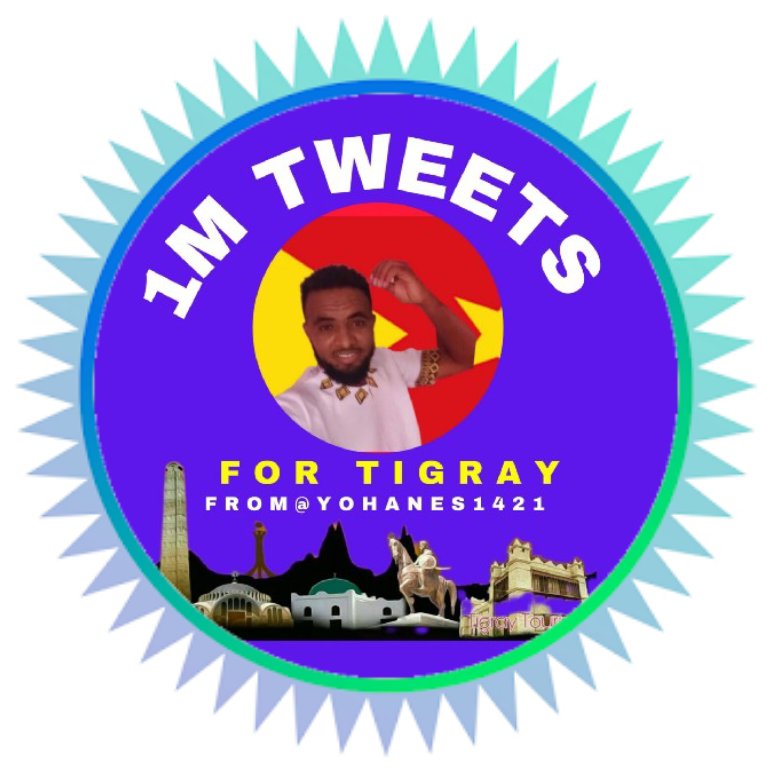 Our Hero ብፃይ @Yohanes1421, Thank you for your valuable dedication in digital diplomacy by contributing  #OneMillionTweetsForTigray to raise global awareness about #TigrayGenocide, #TigrayEthnicCleansing, and 
Crimes Against Humanity committed against the people of Tigray.