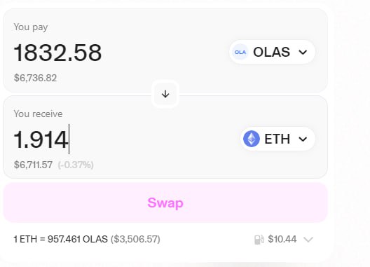 RupamDe8's tweet photo. Mine $OLAS rewards is 7400$ So nice 
 https://t.co/Z6G3emGIgr https://t.co/HDUndnBlTN