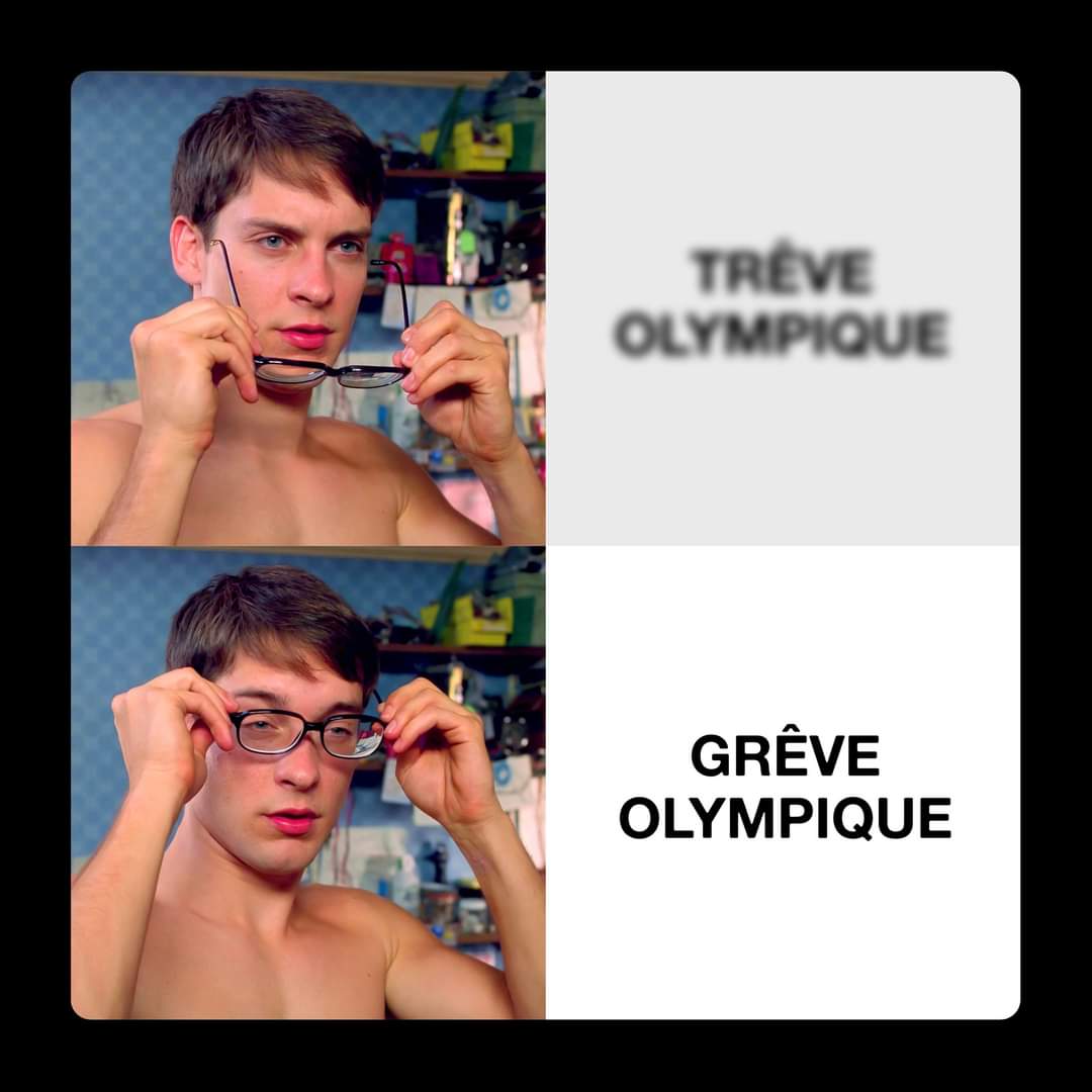 #GreveOlympique