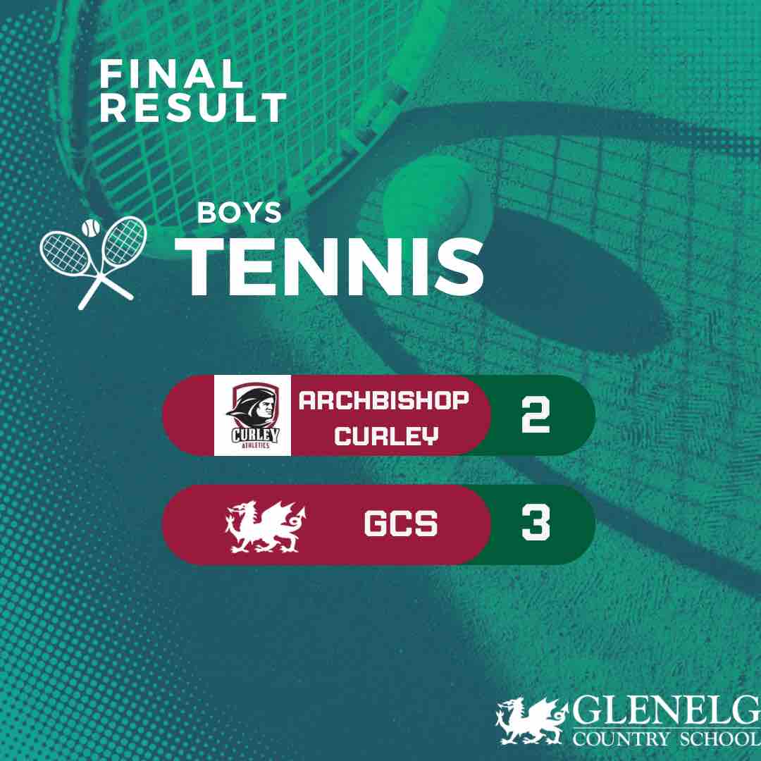 Boys Tennis is back to their winning ways. 

#godragons #glenelgcountry