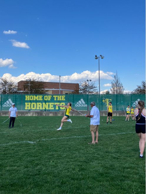 Great day for 2 track and field victories over Easton, on senior day with this spring time sunshine…GO HORNETS!