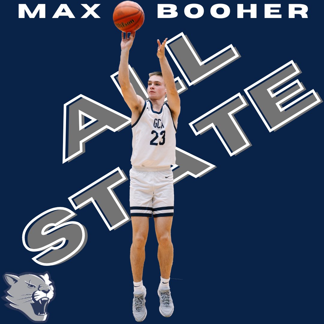 gcacougarsmbb's tweet photo. Congratulations @maxbooher24 on receiving All-State Honors and Academic All-State Honors. #ALLIN https://t.co/AYz1GlkKtP
