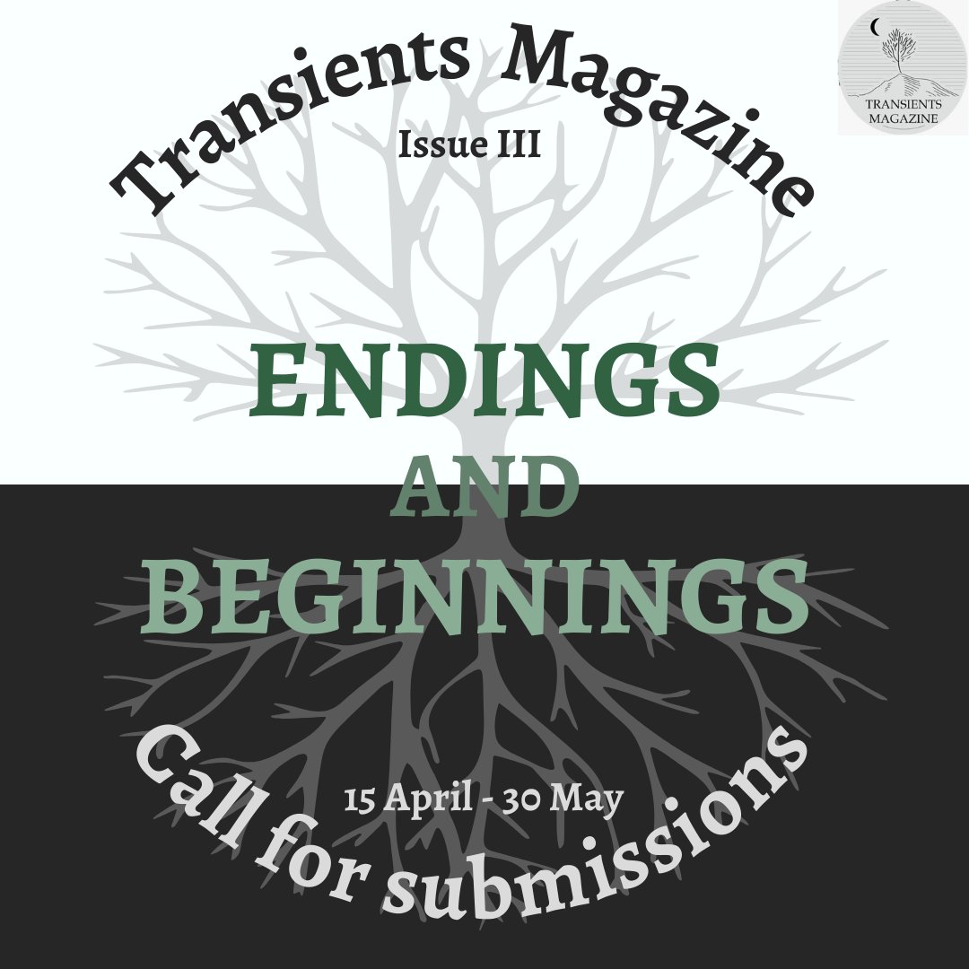 Issue III submissions are open NOW until 30 May!

Our theme for this issue is 'Ends and Beginnings' 

Click the link in our bio for details and the submission link