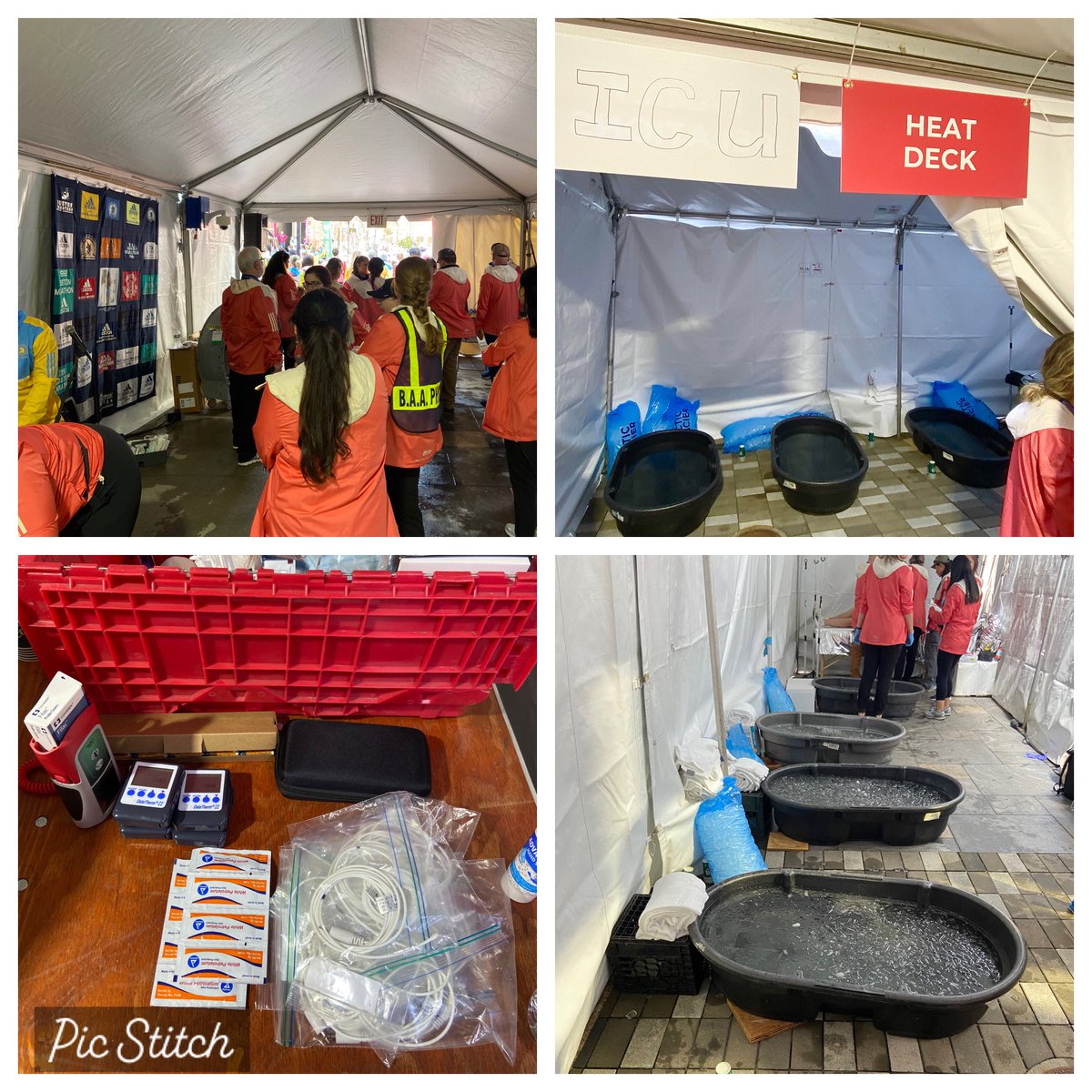 The 128th Boston Marathon. My office for today. #IYKYK <a href="/johnjardinemd/">John Jardine</a>