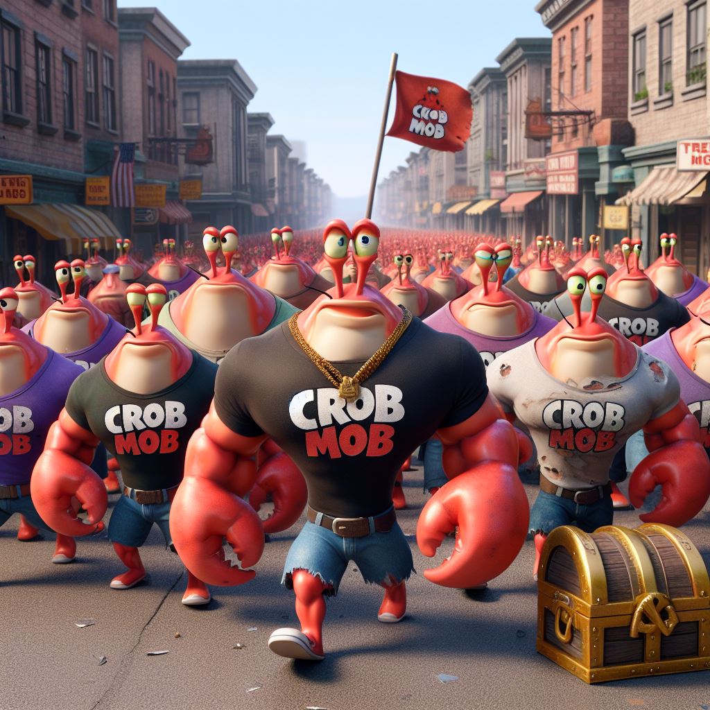 0xMin0u's tweet photo. The #CROBMOB is here!

@crobmob #CROB #memecoin #cryptocrash #NoCrashForUsCROB 
#crofam #cryptocom #cronos https://t.co/AsGqw0xtvr
