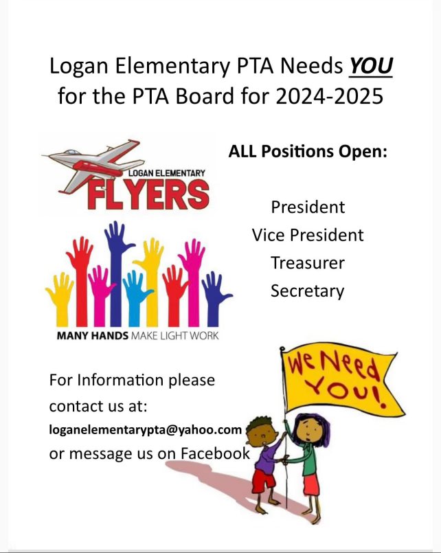 Good evening!! Tomorrow our PTA meeting is at 4:30pm in the Cafeteria or Hybrid. If you are coming to STEAM night come a little early and join us. We’d love to see you! We have a lot of important things to discuss including the open board positions. See you tomorrow!