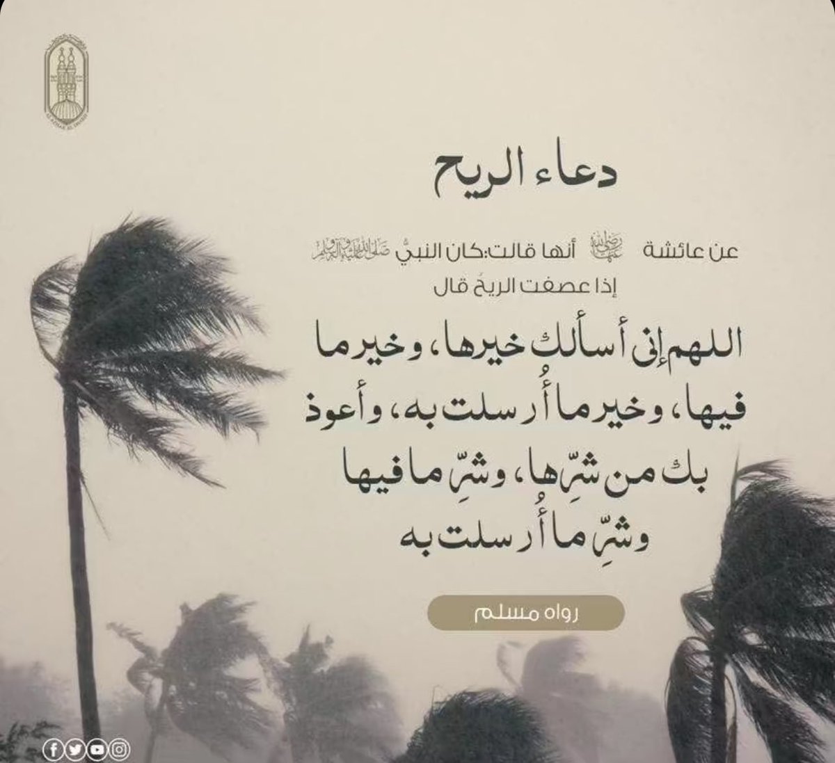 ZoumanZ's tweet photo. #دعاء الريح 🤲🏻 https://t.co/EwcYTcMToP