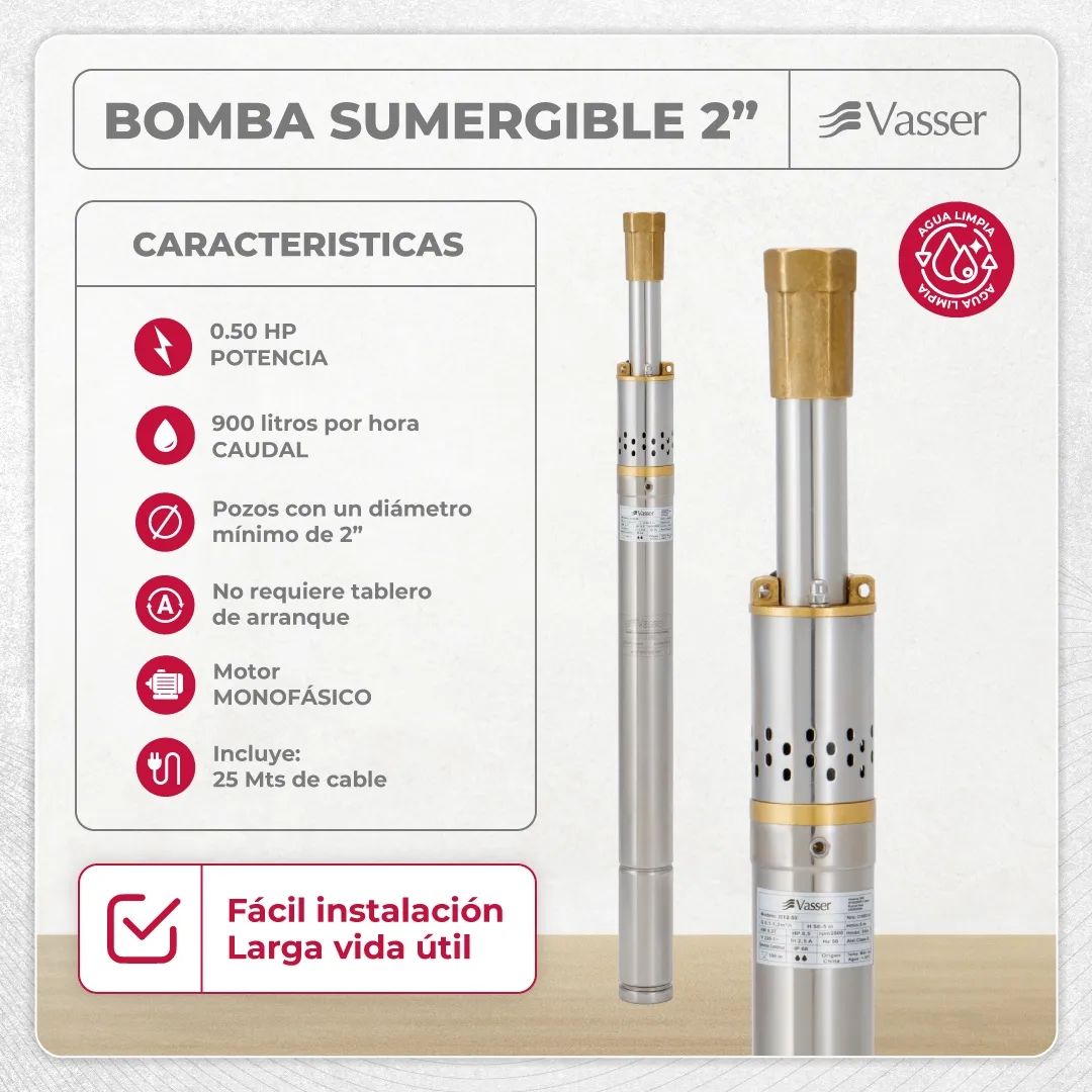 jornadainstalar's tweet image. ¿Necesitas reemplazar tu antiguo bombeador o molino? 💧 ¡La Bomba Sumergible de Pozo Vasser BT2 es tu solución! 💧

jornadasinstalar.com.ar

#motorarg #BombaSumergible #Eficiencia #Confianza #bombassumergibles #Vasser #plomeros #arquitectos #constructores #poceros