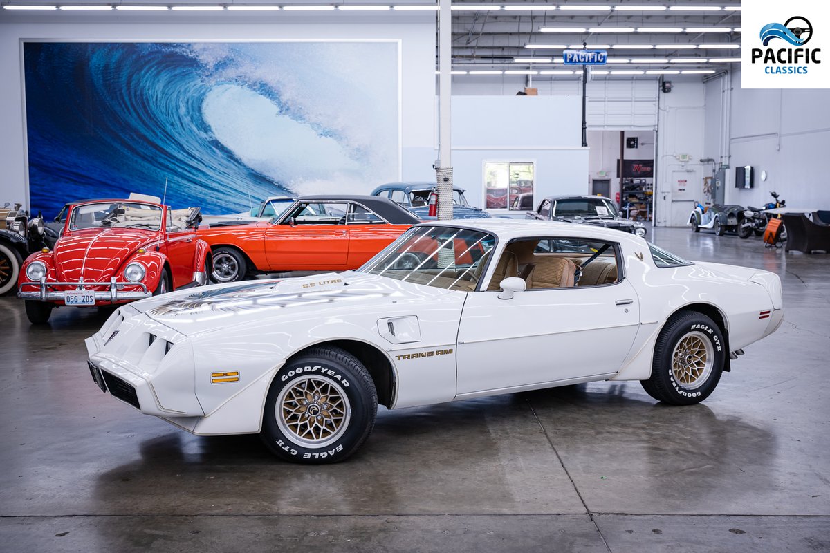pacificclassics's tweet photo. 1979 PONTIAC TRANS AM!!
403 v-8
6.6L
Automatic
WS6 Special Handling Package
Comes With Original Purchase Documents!
76k Original Miles!
Not Many Left Like This One!

More details and photos here –
https://t.co/xOqbwUxgXv

#classiccars #musclecars #vintagecars #1979TransAmForSale https://t.co/wXmLEfDMxN