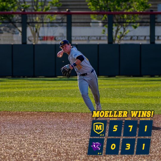 Final at UC. #GoBigMoe Moeller starts (12-0). The Crusaders set a new program record with today’s win!!!