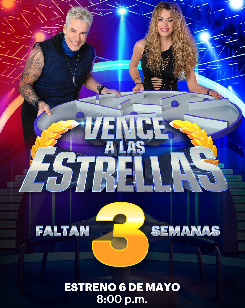 el5shows's tweet photo. ¡Ya queremos que se estrene #VenceALasEstrellas! ⭐️
🩷 @FerrCarrillo y @CandelaMarquezh vienen con todo 🩷
🏅 ¿Cuándo empezamos? El 6 de mayo
🎥 A las 8:00 p. m. por el #El5 https://t.co/JI4BBUzycn