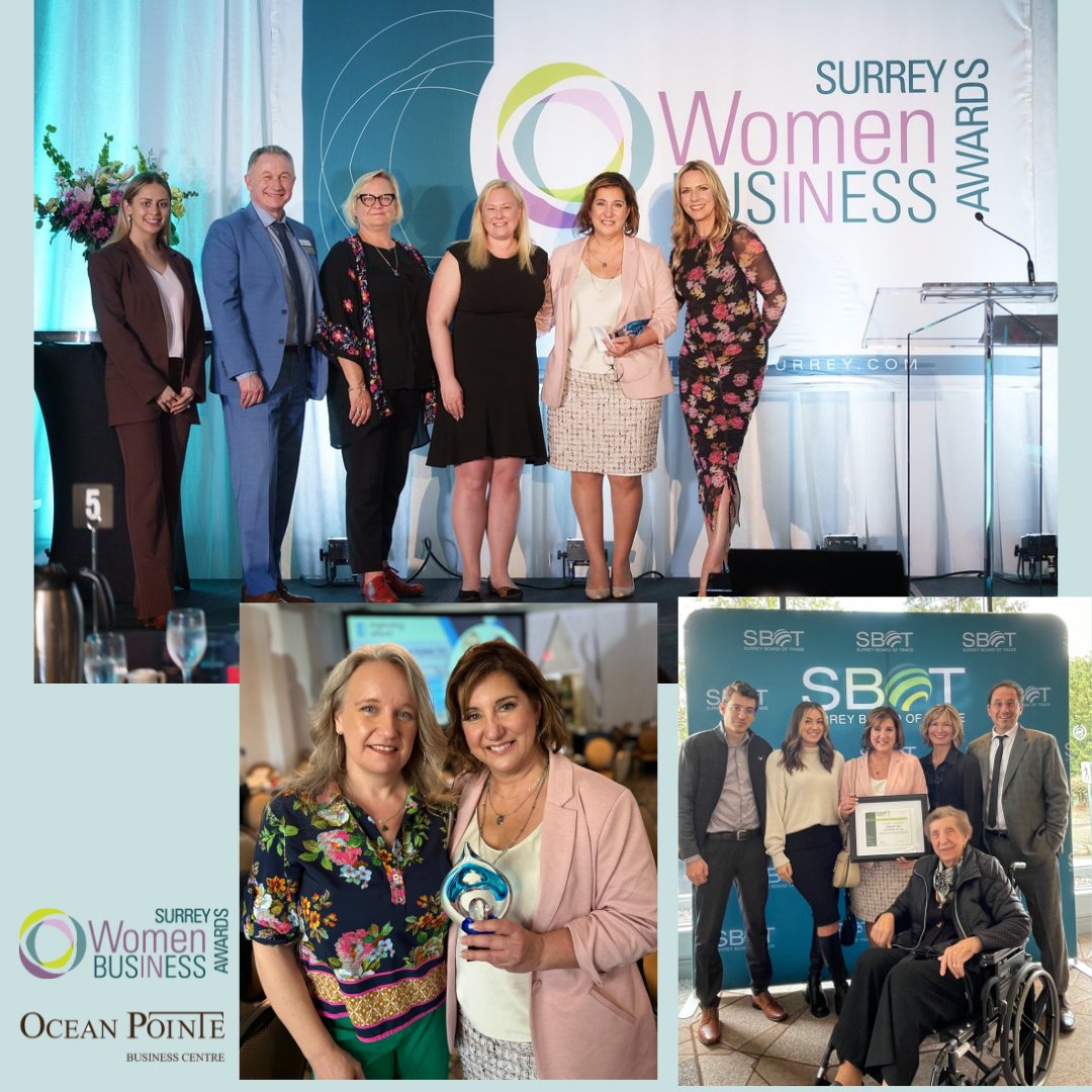 We are thrilled to announce that Katherine De Vita – owner of @OceanPointeBC – is the recipient of the 2024 Entrepreneur of the Year in the ‘Small Business’ category. The annual ‘Surrey Women in Business Awards’ is presented by the Surrey Board of Trade. @SBofT #WomenInBusiness