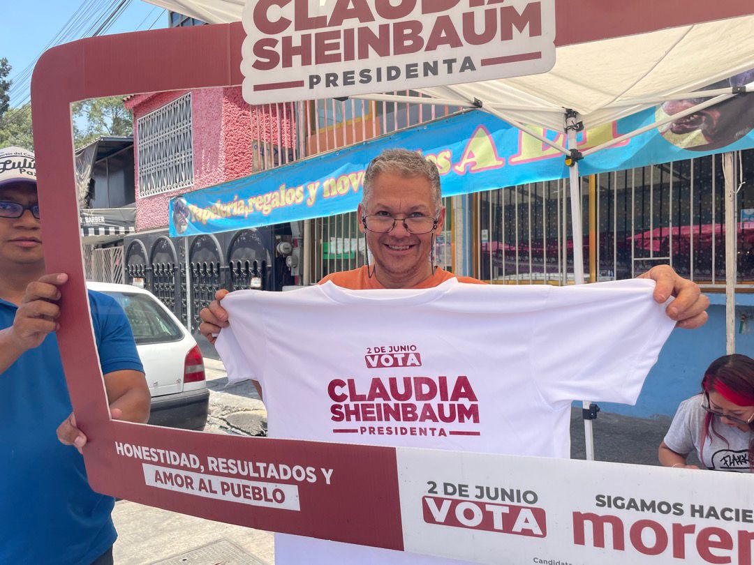 Seguimos el grupo del @profesorJMDC con actividades de apoyo a nuestras candidatas, aún con el calor que hubo, este fin estuvimos en Unidad Infonavit Iztacalco. Vamos bien y se verá en la votación.

#ClaudiaSheinbaumPresidenta 
#ClaraBrugadaJefadeGobierno 
#lourdespazalcaldesa