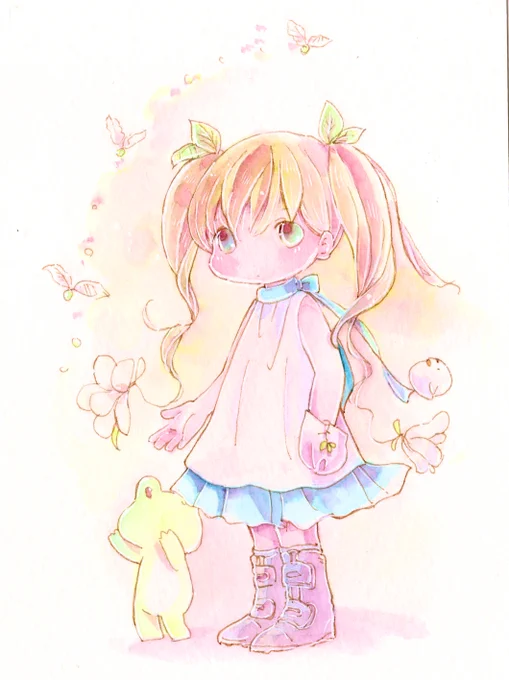 おはようございますのそら体調良く過ごせますように〜今日はATCぬりぬりしますよかったら経過を見にきてくださいませ 