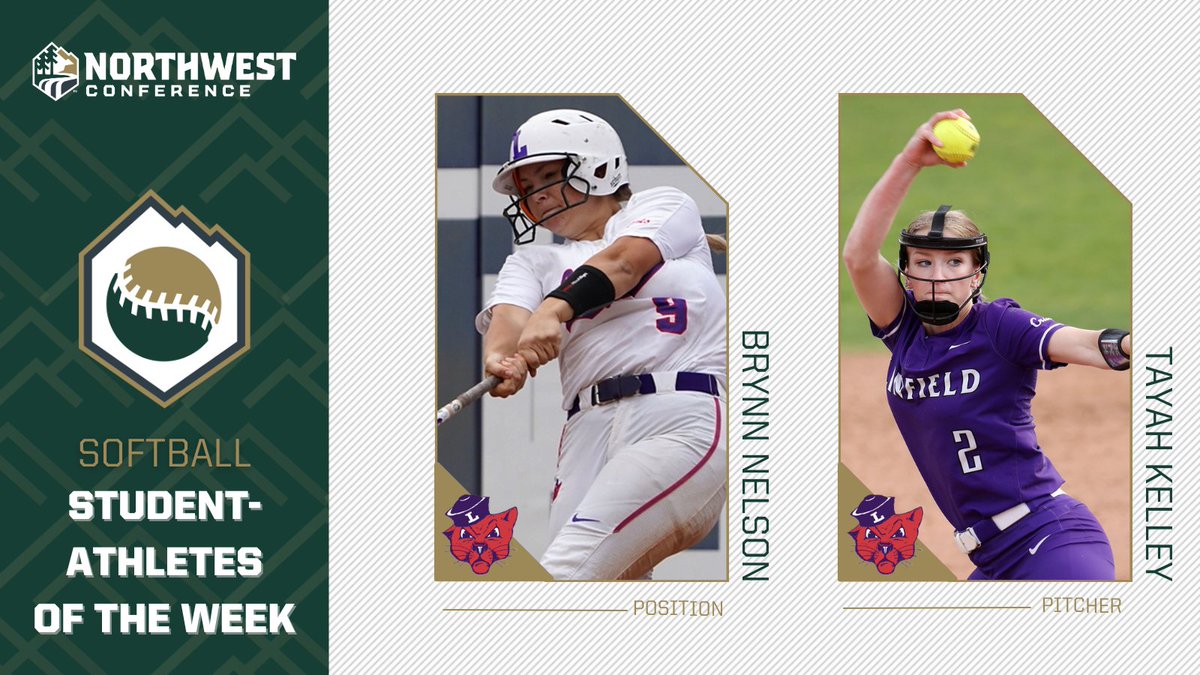 Nelson & Kelley Named NWC Softball Student Athletes of the Week @LinfieldCatball @linfieldsports nwcsports.com/news/2024/4/15…