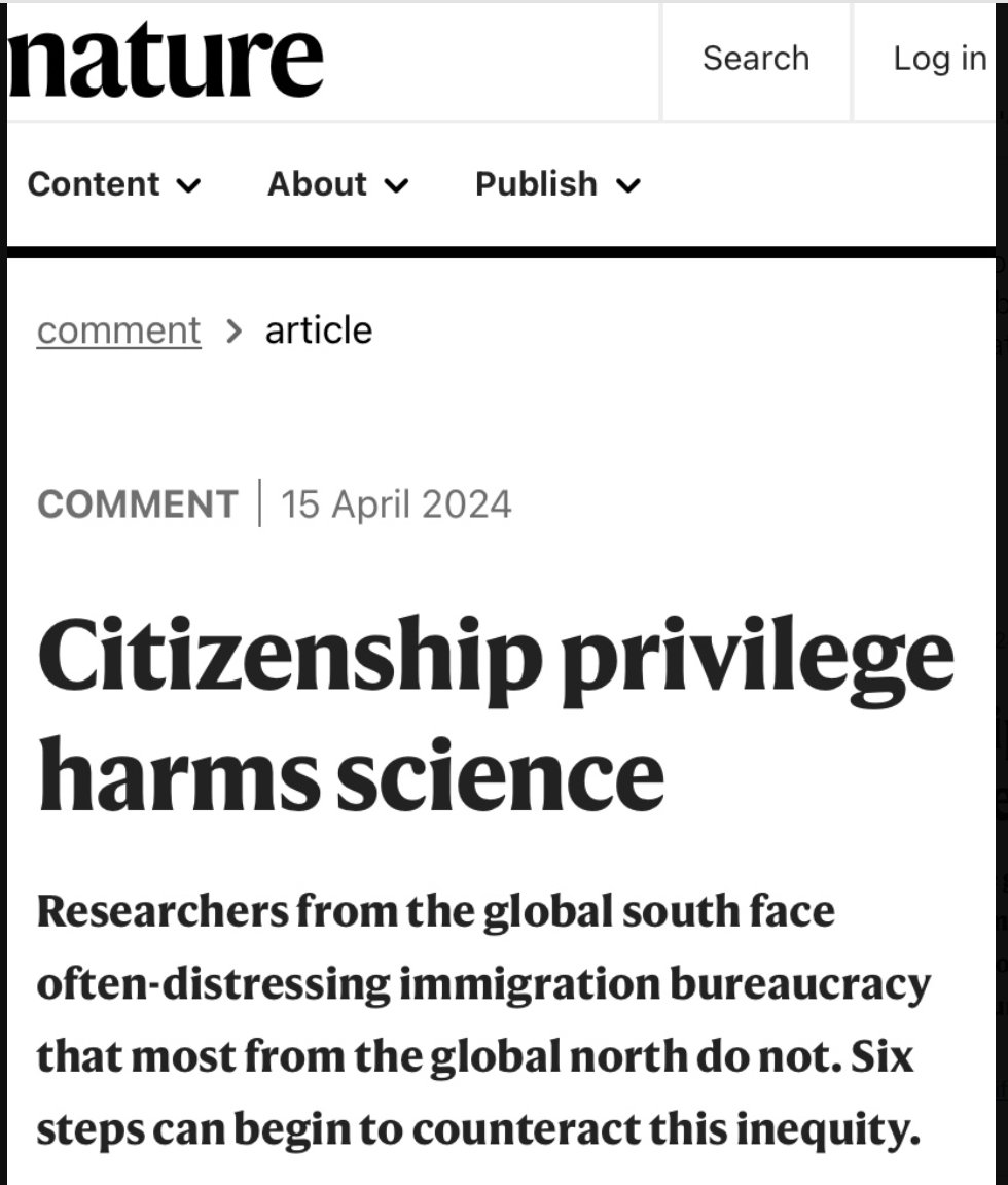 Many people have no idea how these things work. For example, right now, as a Brazilian, I can't accept invitations to speak at conferences in Europe because my visa to work in the U.S. has expired. I am not illegal; I have a work contract with the University of California until