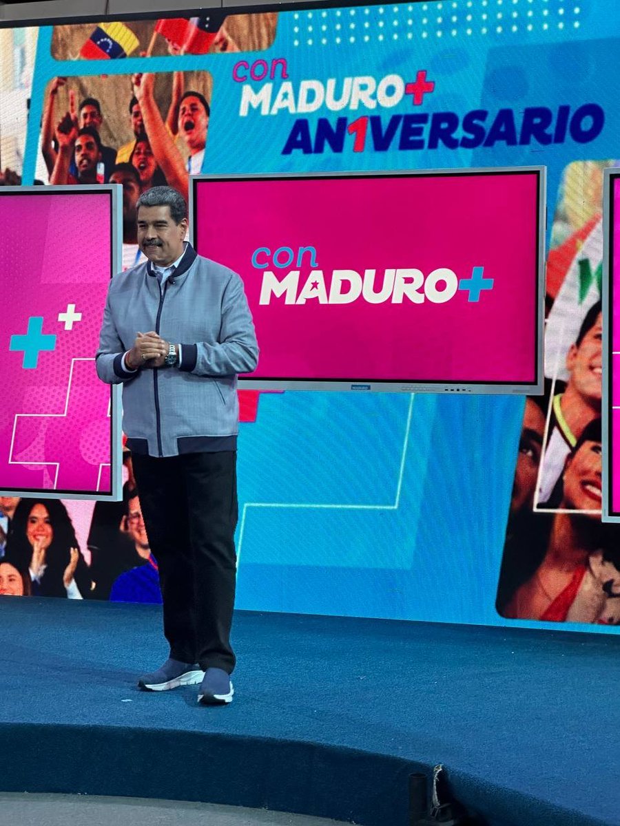 Ya inició la edición nro 41 de "Con Maduro +" y arribando a su primer aniversario, conducido por el Pdte. <a href="/NicolasMaduro/">Nicolás Maduro</a> demostrando los logros de la Venezuela afirmativa.

#VamosPaLanteMaduro