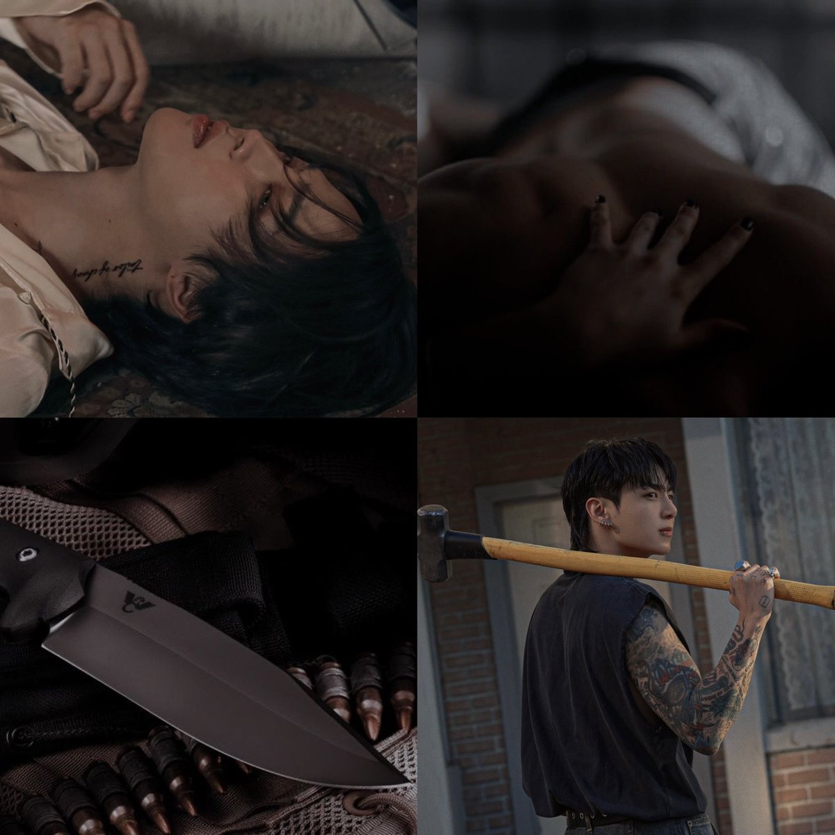 yoonnessl's tweet photo. — Delta — #aukookmin

Un ex militar que se hace pasar por beta. La vergüenza aniquiló a su lobo. Una noche fue convertido en un despreciable delta. Solitario y sediento por venganza. Así sobrevivía él, pero ¿qué cambiará cuando un omega toque su puerta rogando por su protección? https://t.co/0hRT2mGDHN