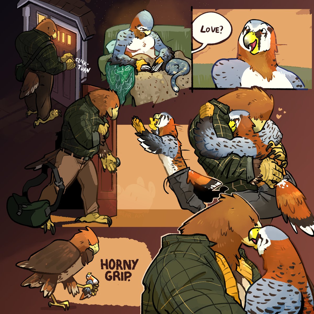adabear_bones's tweet photo. A commissioned sequence that I've been chipping away at over time has reached its conclusion! T4T birds, T4T birds,T4T birds,T4T birds!!!! https://t.co/NQb0TMogFb