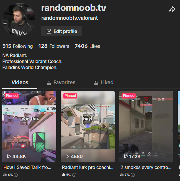 For anyone who doesn't know, I'm making hella educational content on Valorant on YT/Tiktok if you want to follow me there - Been popping off too and super excited to share content I've always wanted to make!!!!