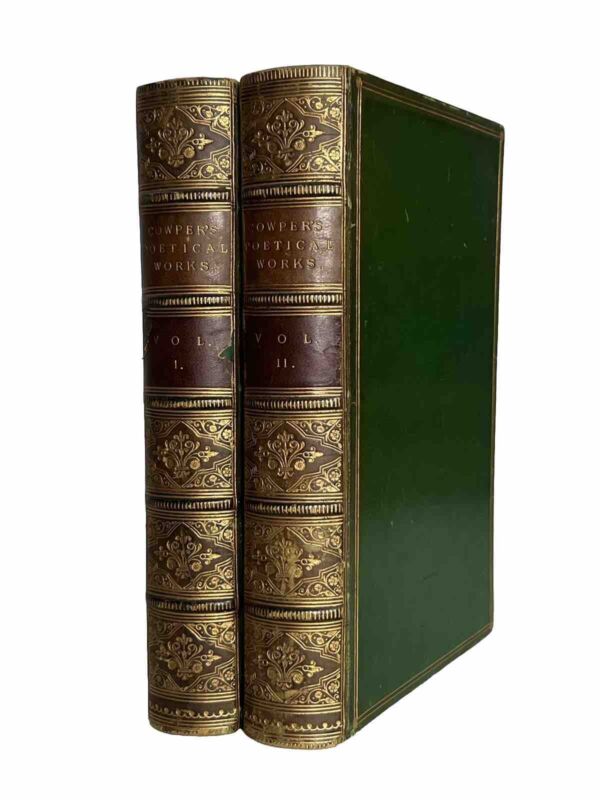 The Poetical Works Of William Cowper 1854 Stunning Fine Bickers Bindings 2 Vols ebay.com/itm/Poetical-W… #ad 📗