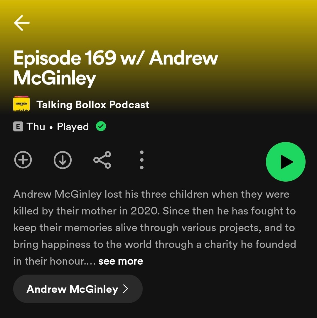 Listening since day this episodes really got my in the heart 💔 What a man Andrew is and fair play to the lads for how they handled it and continue to do so 💙anyone in a situation that cud if helped shudd hang their heads in shame @CalvinOBrien1 @terencepower_ @talkingbollox_