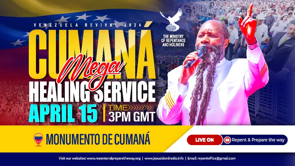 Welcoming you to The Mighty Healing Service all the way from Venezuela. The Blood of JESUS will NEVER lose its power. @melbournealtar #CumanaHealingService