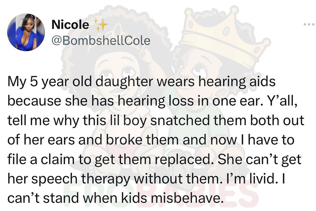 Frobabies's tweet photo. PLEASE teach your children to be kind, empathetic &amp; to maintain BOUNDARIES 💔. Kids will be kids but kids CAN &amp; WILL BE KIND if we reinforce KINDNESS. Bullying &amp; being mean will never be cool. 🦻🏾 ~ @kanika_nigist 

#frobabies https://t.co/7cDedO6O9s https://t.co/mu3nD9FJPb
