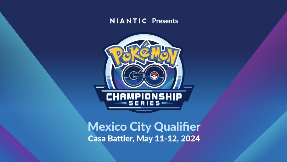 ¡Niantic presenta: un Clasificatorio de Pokémon GO en la Ciudad de México! Los Entrenadores podrán competir por Puntos de Campeonato para avanzar en su clasificación hacia el Campeonato Mundial de Pokémon 2024 en Honolulu. Aprende más: pokemongolive.com/post/mexico-ci…