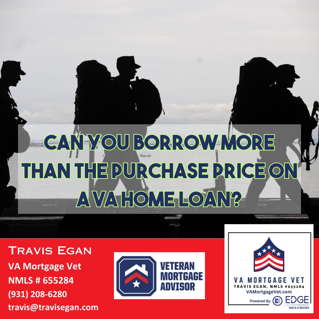 🚨 Veterans! Can you borrow more than the purchase price on a VA loan? YES! 🏠💸

Learn how to maximize your VA benefits & potentially borrow more than the purchase price! 💰

FREE webinar:
🗓️ Wed, Apr 17th, 6:30 PM CT
🔗 shorturl.at/klDF3

#VALoan