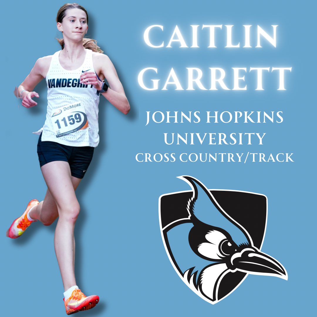 We are proud to announce that Caitlin Garrett will be continuing her academic and athletic career at Johns Hopkins University!  Join us on 5/1 during PIT for the final VHS Signing Day!