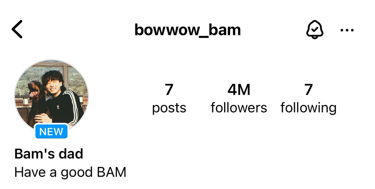Jungkook’s Bam account has now surpassed 4M followers! It is the fastest per account to ever achieve this! It’s also the most followed Instagram account created this year (2024)!