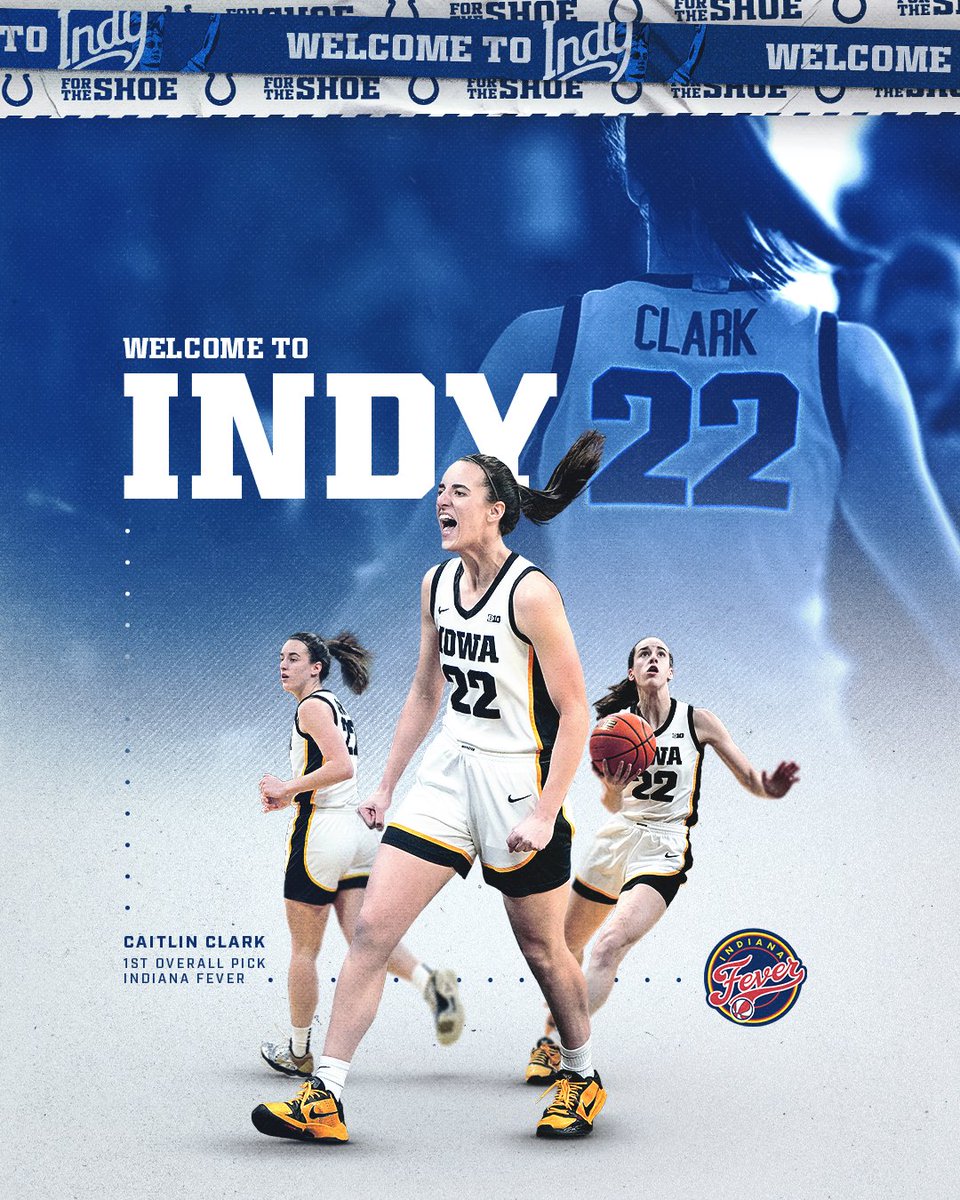 CC in the Circle City. Welcome to Indy, @CaitlinClark22!