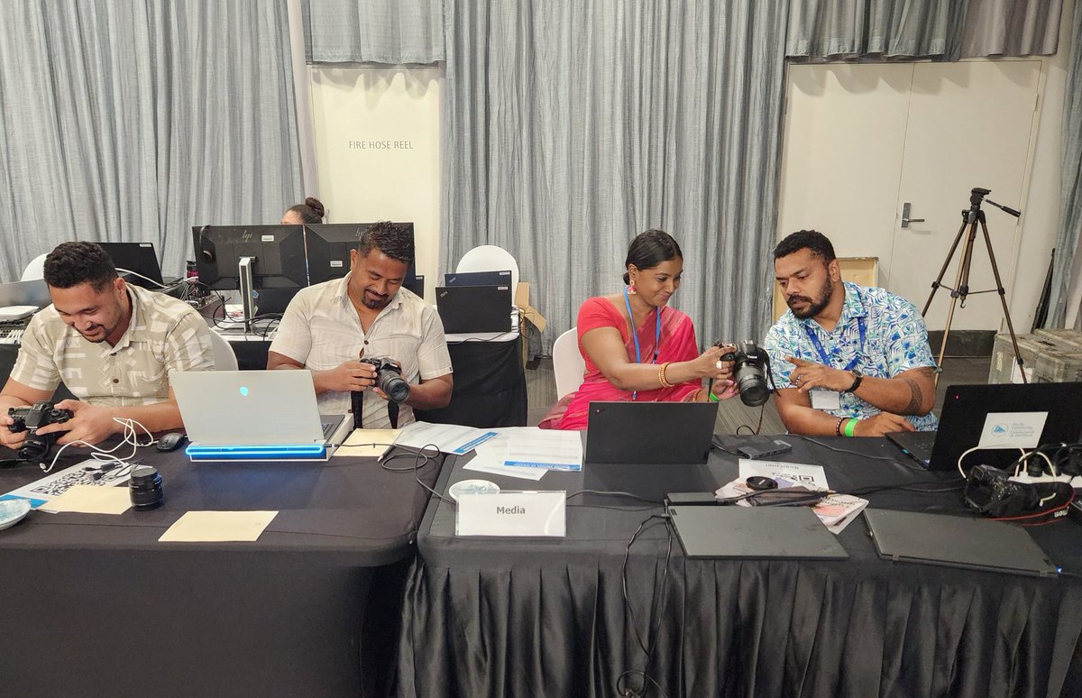 #PHoH24 We are here in #Apia providing communications support working with the Samoa Ministry of Health. The Pacific Heads of Health Meeting concludes tomorrow.