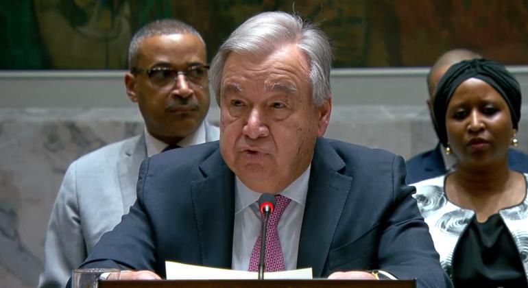 ‘Step back from the brink,’ to avert full-scale Middle East conflict, says UN chief @antonioguterres to the UN Security Council. “ Now is the time for maximum restraint.” buff.ly/3JfvRsJ