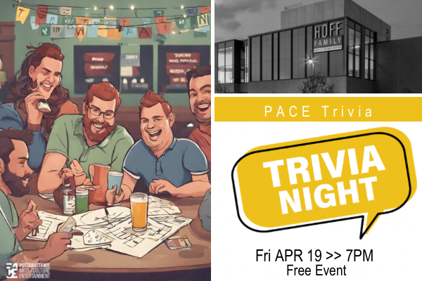 Join us this Friday for an unforgettable evening of wit, wisdom, and friendly competition at our #TriviaNight, starting at 7PM!

PACEArtsIowa.org/calendar

#PACEArtsIowa #UNleashCB #Trivia #GameNight #Community #Omaha #CouncilBluffs