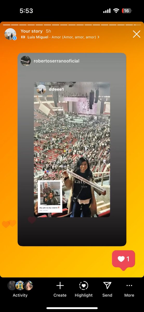 - april is my birthday month &amp; i got to see my favorite <a href="/robertoserrano/">roberto serrano</a>  ♥️🎶