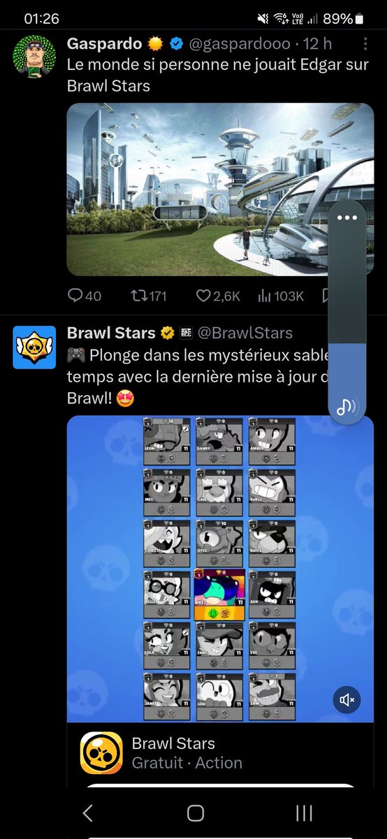 Belffyre's tweet photo. @gaspardooo Je me demandais ce qu'était Brawl Stars et j'ai pas eu besoin d'aller loin https://t.co/W9IvBkY1pE
