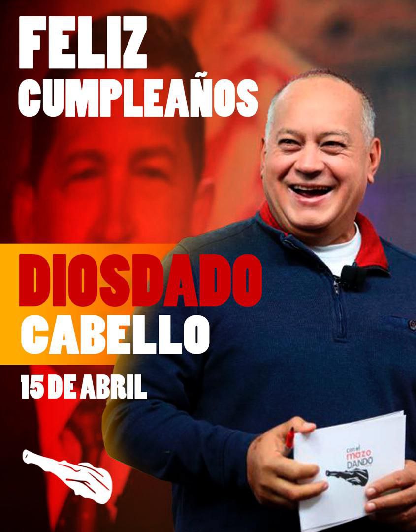 ¡Feliz cumpleaños Capitán @dcabellor! #VamosPaLanteMaduro @NicolasMaduro @ConElMazoDando