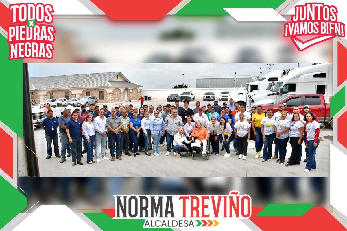 El apoyo a nuestro proyecto de campaña crece día a día, cada vez son más personas que se suman por un #PiedrasNegras con progreso. ¡𝗚𝗿𝗮𝗰𝗶𝗮𝘀 𝗽𝗼𝗿 𝗽𝗼𝗻𝗲𝗿𝘀𝗲 𝗹𝗮 𝗰𝗮𝗺𝗶𝘀𝗲𝘁𝗮! 💚🤍❤️ #TodosxPiedrasNegras #JuntosVamosBien