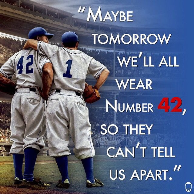 SenorBetley's tweet photo. @Buster_ESPN Watched 42 today in honor of #JackieRobinson Day. You were right this is the best Jackie moment. #bleachertweets https://t.co/FfJkcJ9BKC