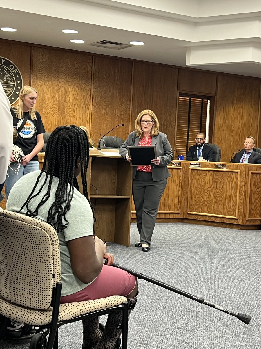 Thank you to Summit County Council and specifically Christine Wiedie Higham for presenting the Tallmadge Blue Devils Wheelchair Basketball team today at the meeting. <a href="/SummitCountyOH/">Summit County, Ohio</a> <a href="/Tallmadge_AD/">Tallmadge Athletics</a>